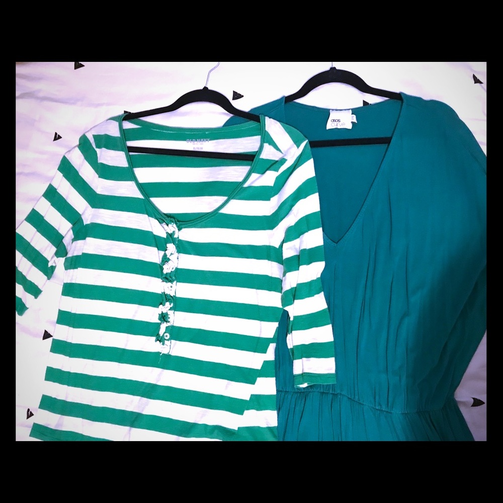 Clearing Out Closet!! 2 pieces coordinated- green